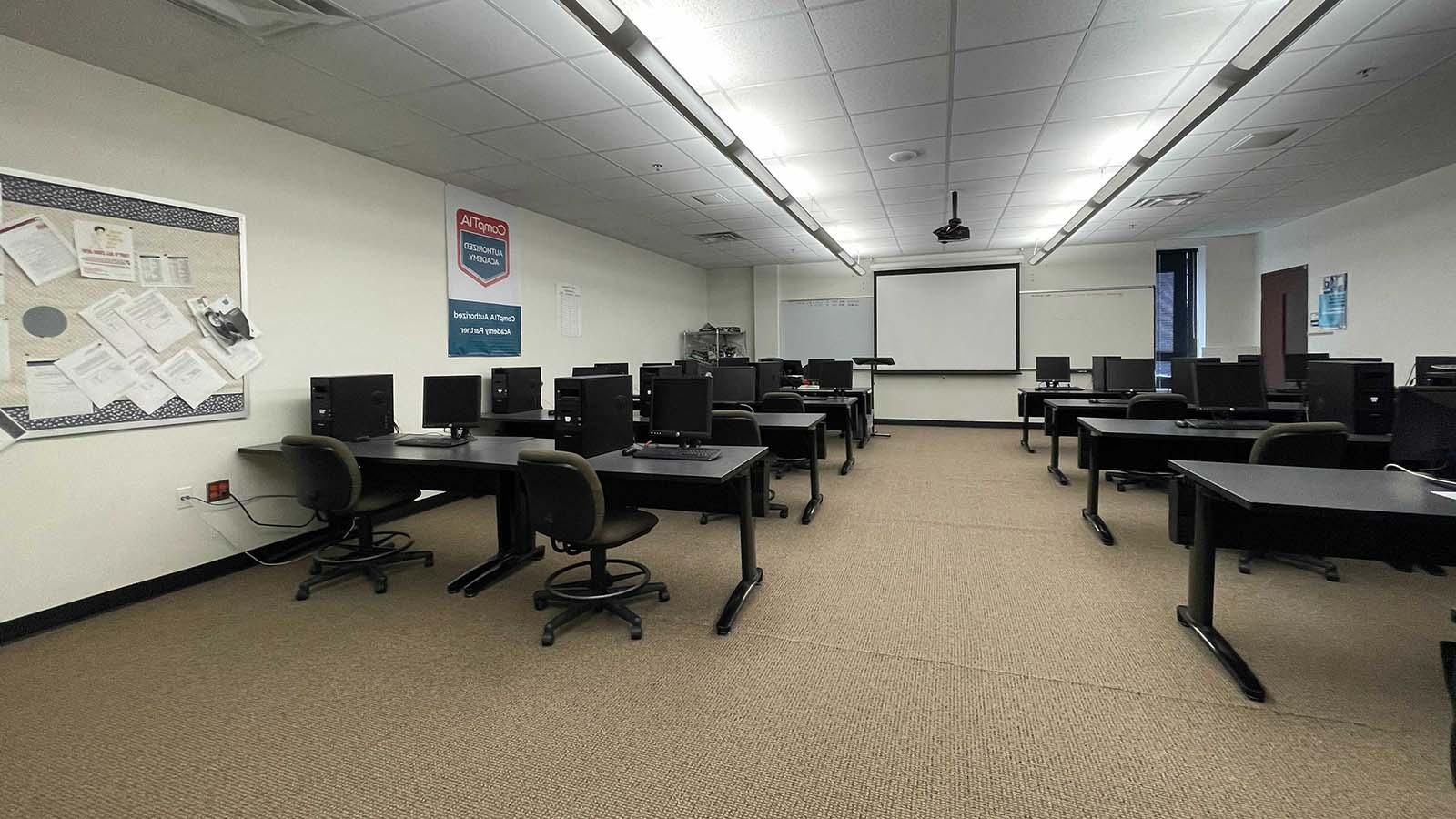Grayson College Computer classroom